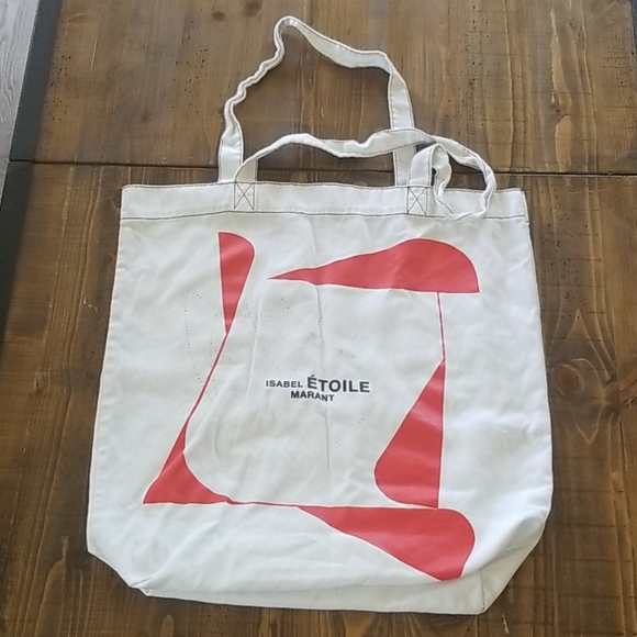 isabel marant canvas tote bag